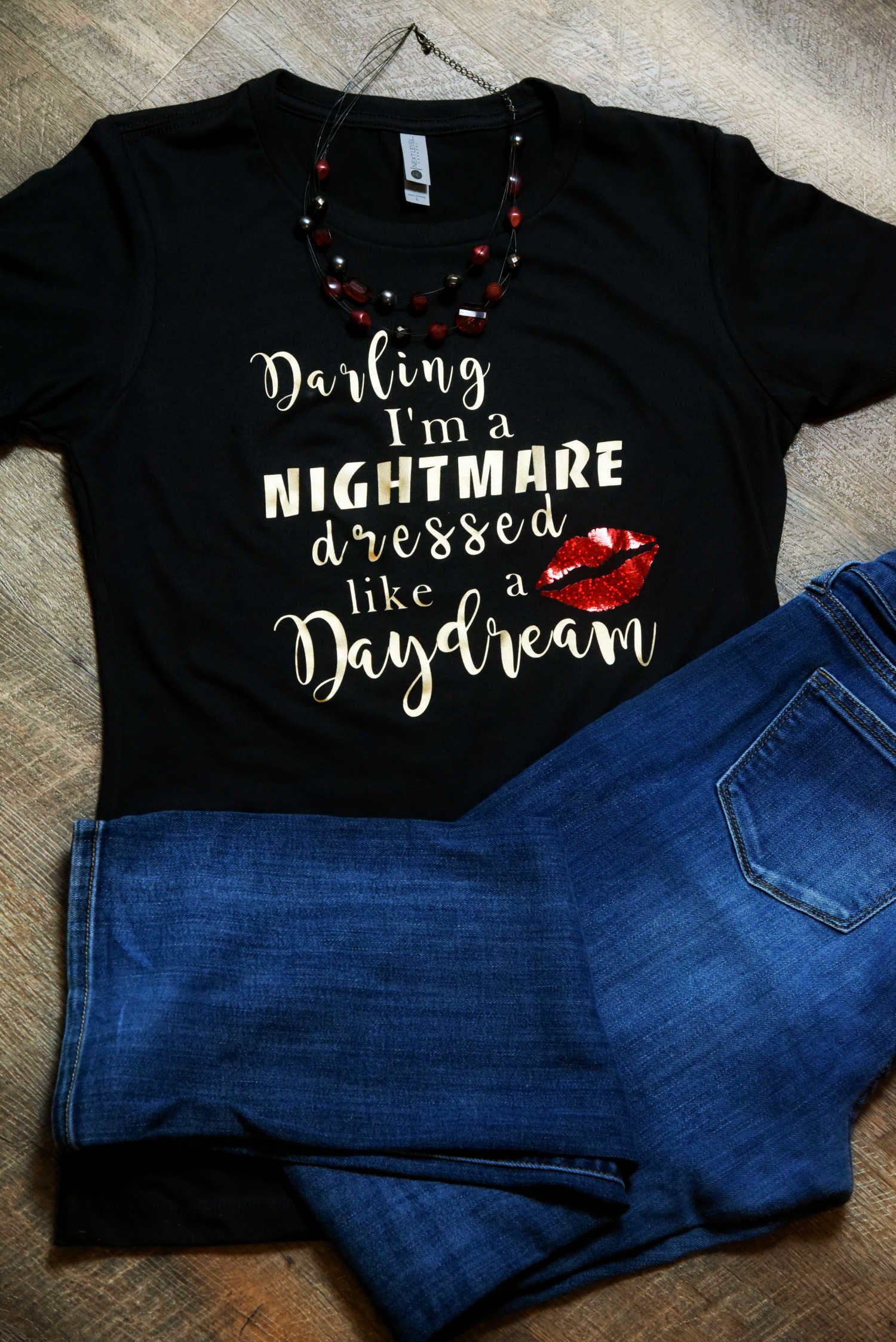 nightmare dressed like a daydream shirt Darling I'm A Nightmare Dressed Like A Daydream T-shirt, Concert Tee, Graphic Tshirt, Swiftie Concert Shirt, Swift Tour Gift, Swift Lyric